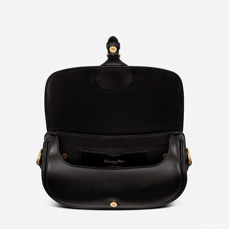 Cheap Box East-West Dior Black Bag Calfskin Bobby 0803 Luxury